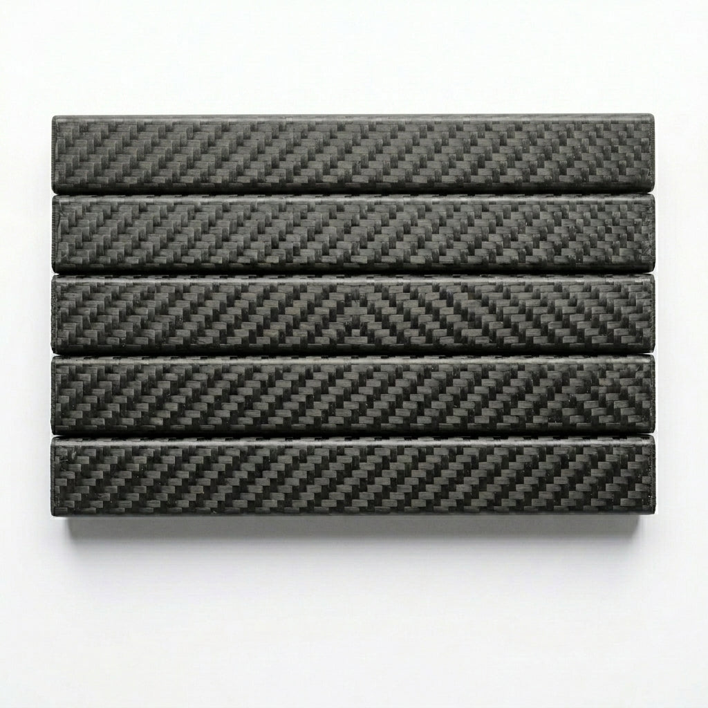 3K Carbon Fiber Square Tube | High Strength Lightweight Pultruded Carbon Fiber Hollow Rod | Matte Finish | For RC, Drone, DIY, Robotics & Industrial Applications